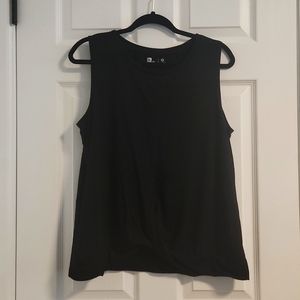 XERSION tank top with front tie knot